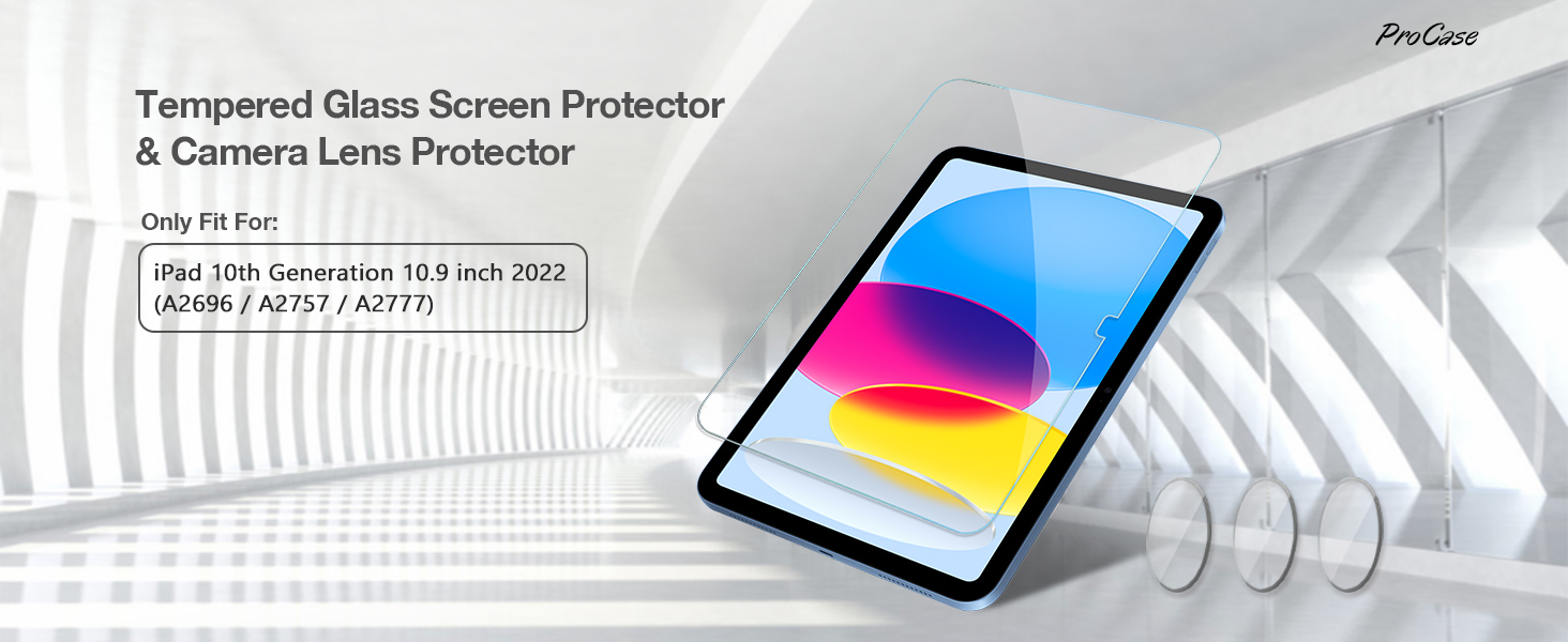 screen orotectors and camera protectors for ipad 10th gen 10.9