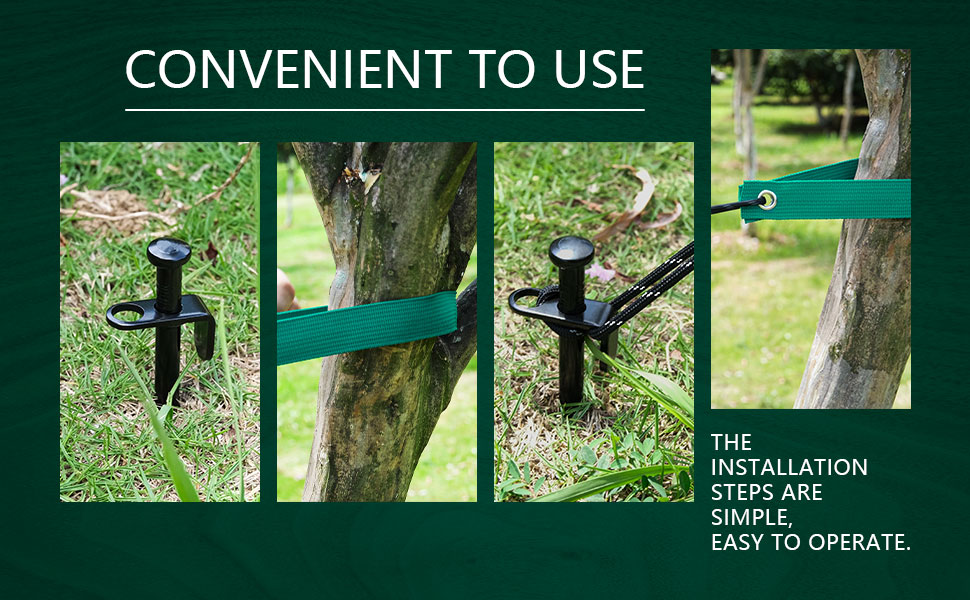 UCandy Pcs 15 Heavy Duty Steel Tree Stake Kits with Tree