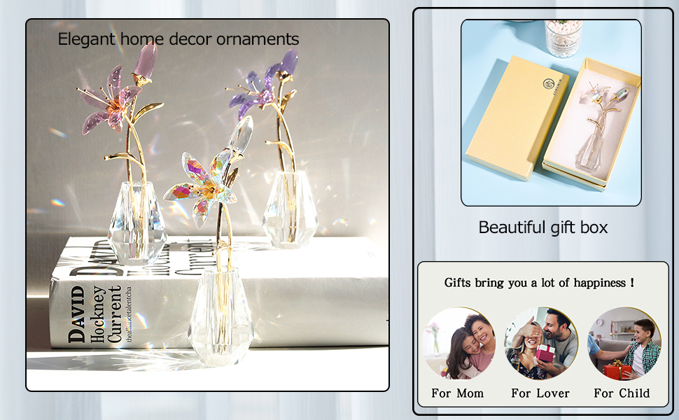 Lilyページ Amazon.com: LONGWIN Crystal Artifical Tiger Lily Flowers