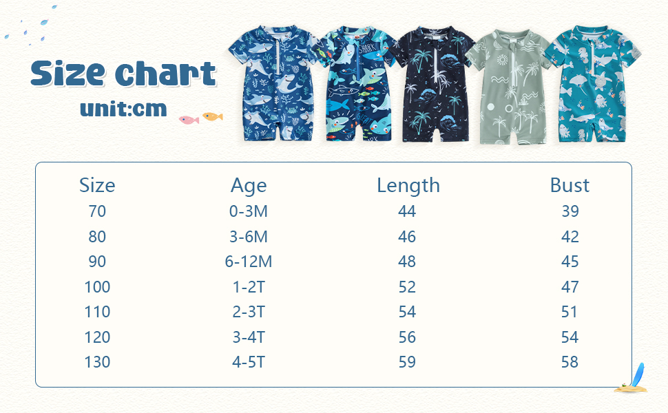 Toddler Baby Boy Swimsuit