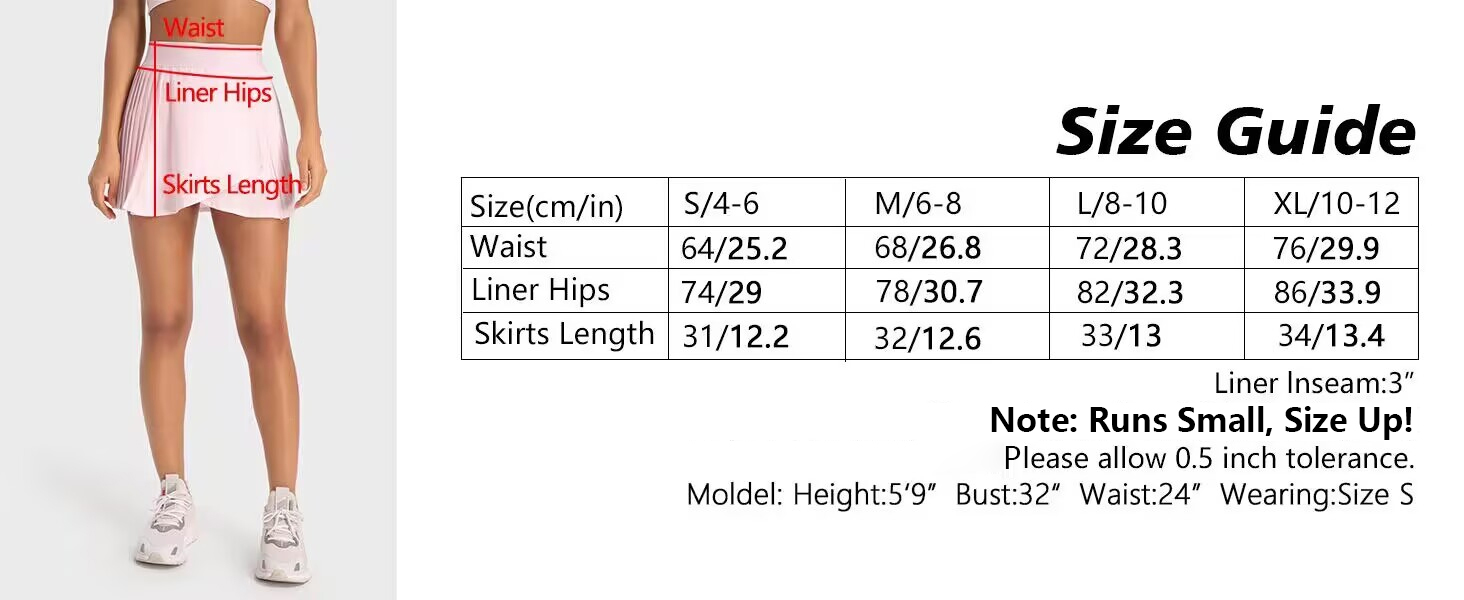 tennis skirts for women