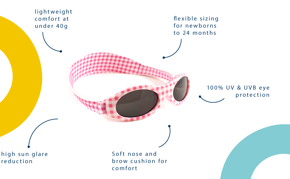 girls childrens 0-3 6-12 3-6 12-18 sunglasses shades safety sensitive sensitivity