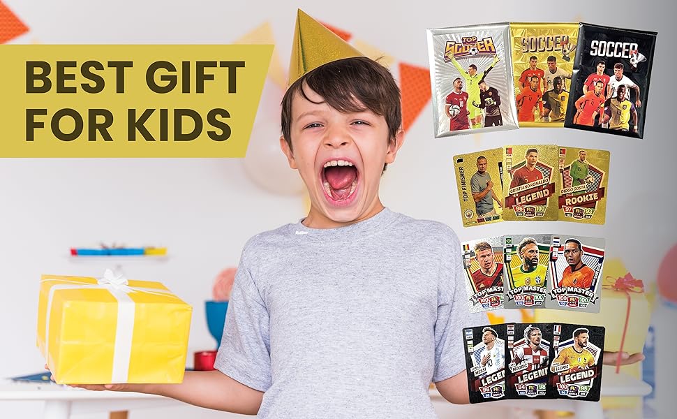 Soccer Cards Ronaldo Messi Football Trading Cards 2024 2025 Gift kids