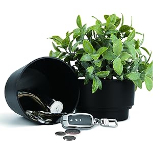 Amazon.co.jp: ZERONOWA フラワーポット 金庫 シークレット