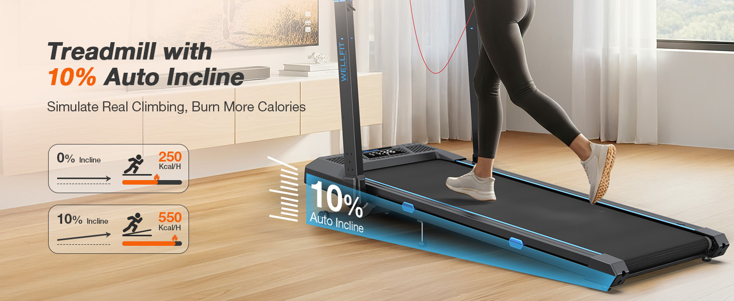 walking pad with handle bar