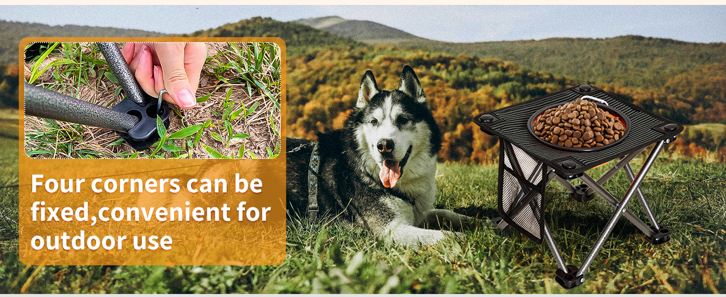 KingCamp Elevated Dog Bowls