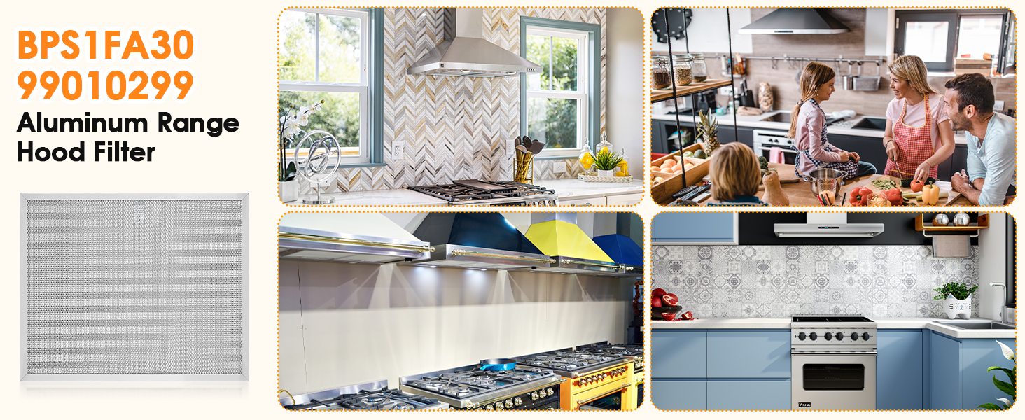 BPS1FA30 Range Hood Filter for 30Inch Broan Nutone Allure