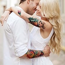 Half Arm tattoo stickers