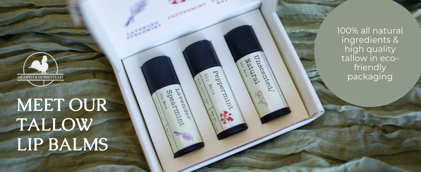tallow lip balm collection