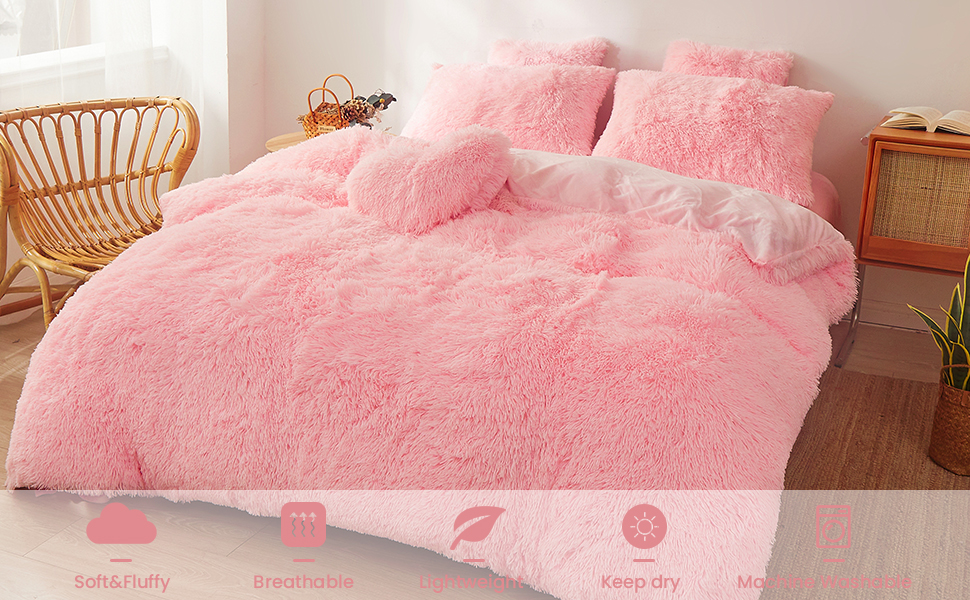 comforter pink