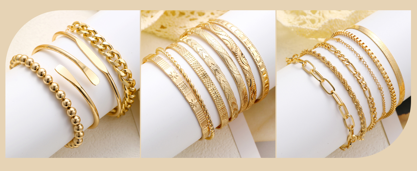 Gold Jewelry Set