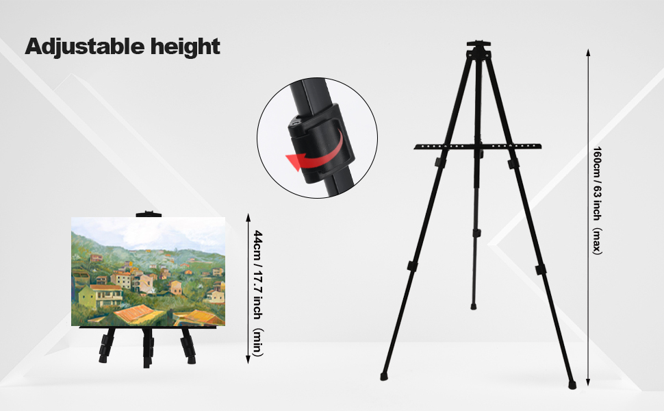 63inch Easel Stand, 4 Pack Artiest Canvas Stand Easels for Display with