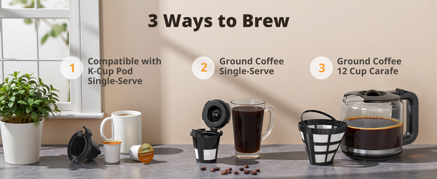 12-Cup Programmable Coffee Maker