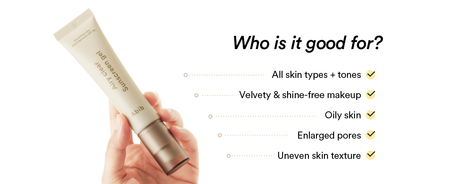 Airy sunscreen gel