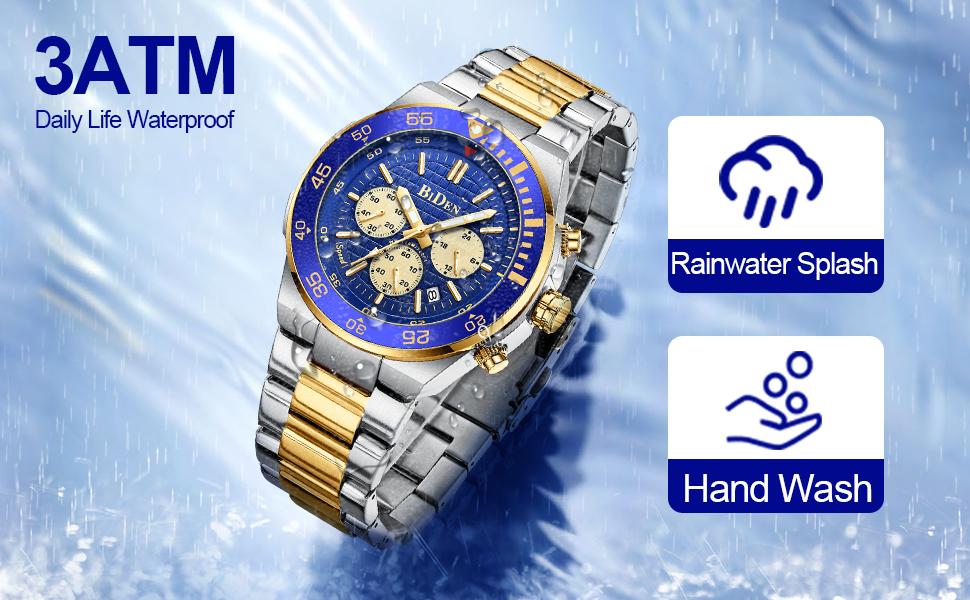 waterproof mens watches Fathers Day Gifts