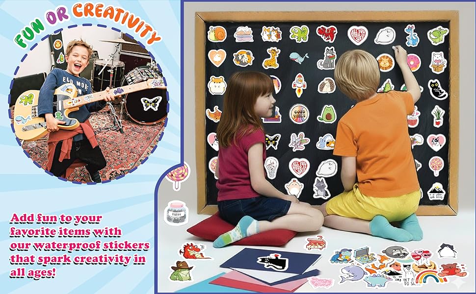 Great Fun for Kids as stickers