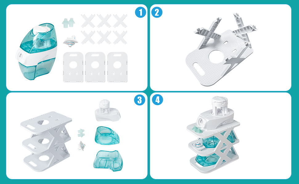 nasal washer system caddy