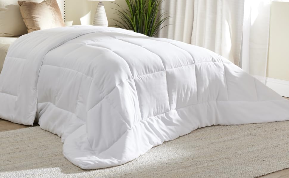 BELADOR White Comforter Duvet Insert Full Size Bed