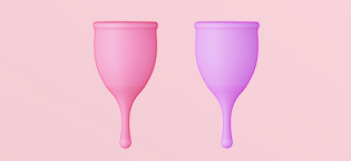Reusable Menstrual Cups - Super Soft, Comfortable and Flexible Period Cup