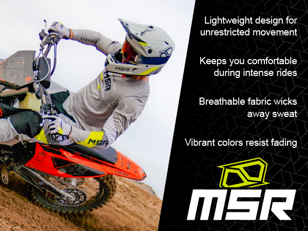 Amazon.com: MSR Axxis Proto Dirt Bike, Motocross Jersey Small