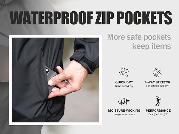 メンズウェア FR2golf Stretch Nylon 2way Rain Jacket L Mens Links stretch rainjacket - heaven Jackets - MEN | Golf