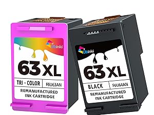 Amazon.com: 63XL Ink Cartridge Combo Pack Replacement for HP