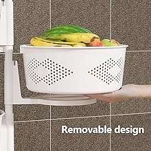 kitchen storage cart with wheels