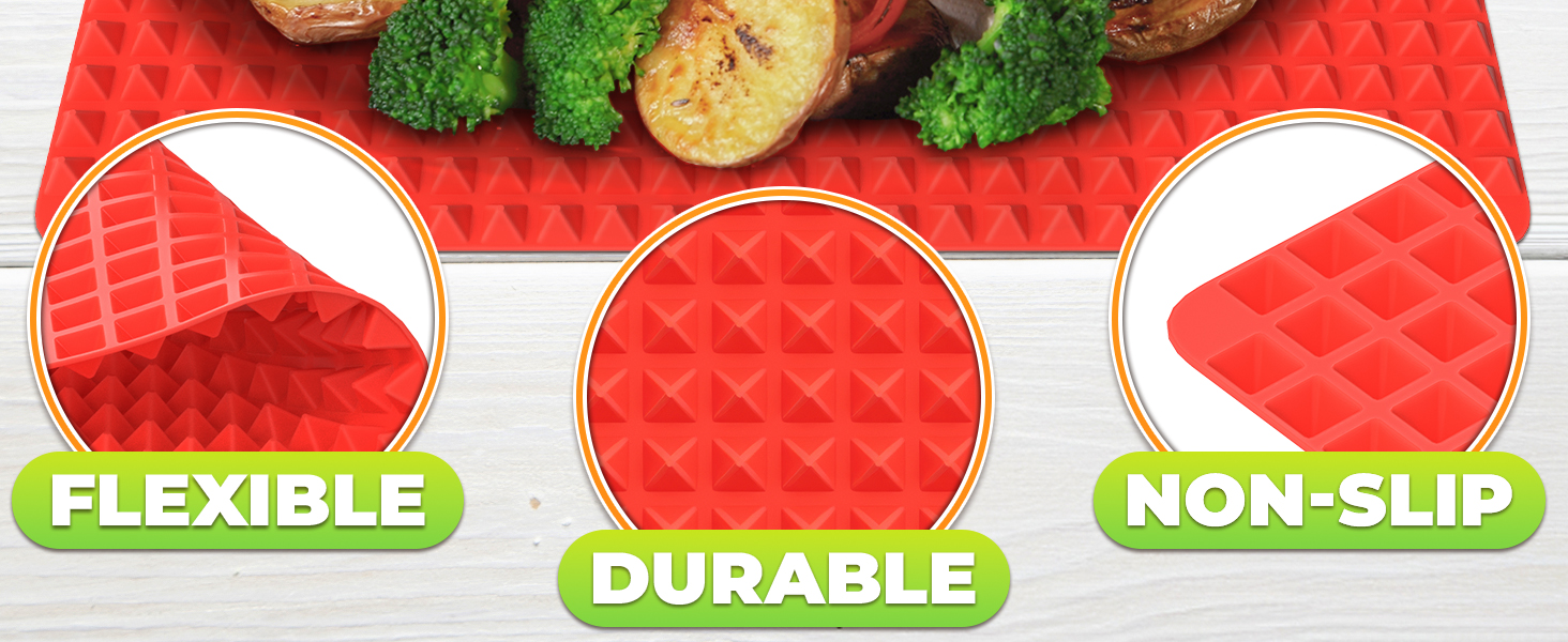 roast meat tray talisman designs red piramid dog treats racks rack gasare coking silocone cook food