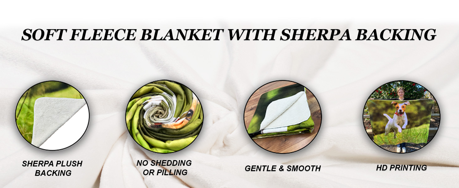personalized fleece blanket
