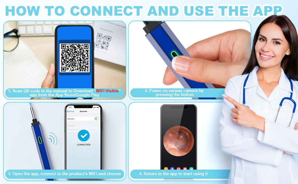 Ear Wax Removal Tool Setup