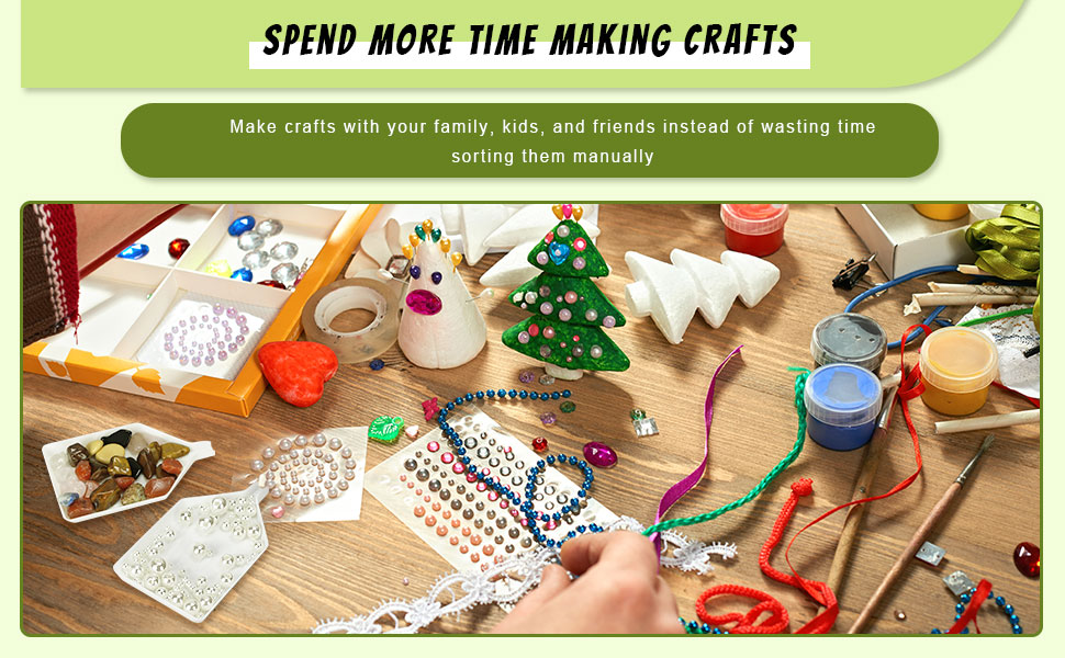 These diamond art painting trays are perfect for making diamond art paintings, cross-stitch