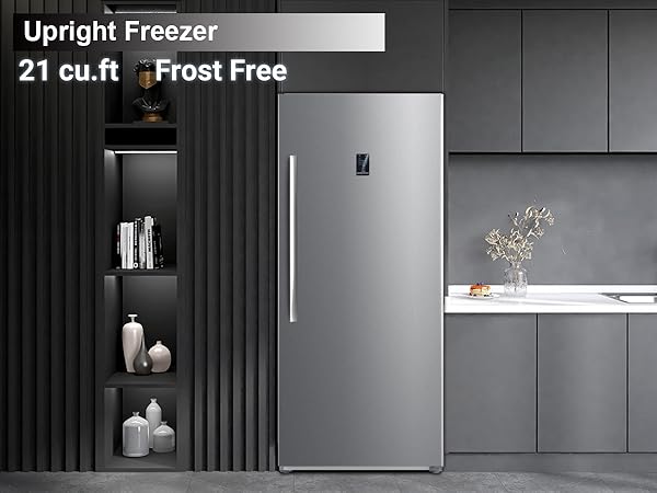 シルバー冷凍庫 Amazon.com: 21 cu.ft Upright Freezer, Freezer Upright Frost