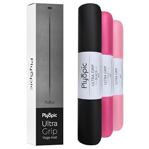 Plyopic Ultra Grip non slip Yoga Mat yoga mat black yoga mat men yoga mat women yoga mat rubber