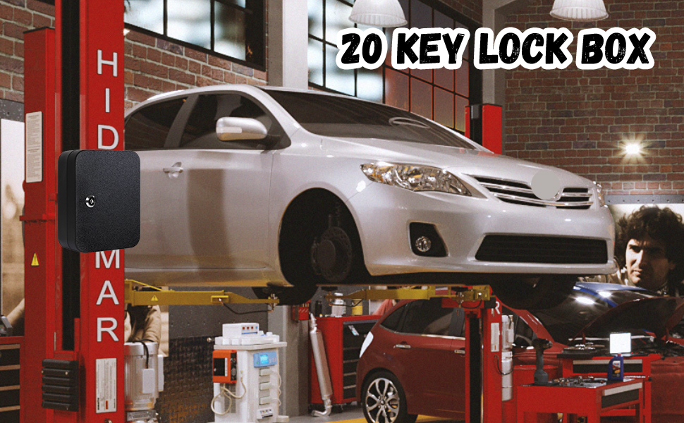 20 Key Organizer, Key Lock Box, Key Box, Key Box