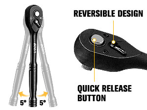 72-tooth ratchet wrenches