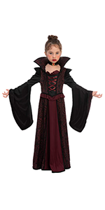 Royal Vampire Costume Set for Girls