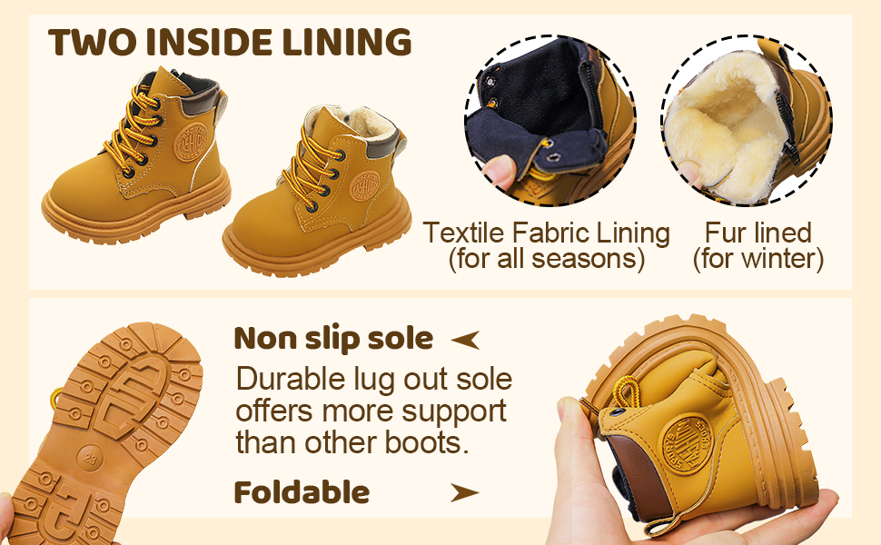 Boys Girls Ankle Boots