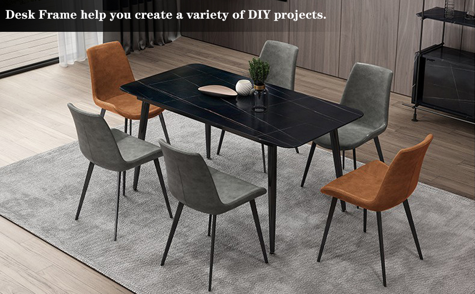 metal desk frame