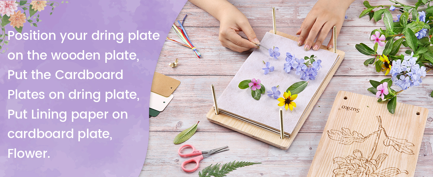 Suziko Large Flower Press Kit for Adults& Kids Flower &Plant