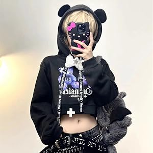【送料込】SUREVE クマ耳 ファー 十字架 病みくま サブカル ROCK 送料込】SUREVE クマ耳 ファー 十字架 病みくま サブカル ROCK