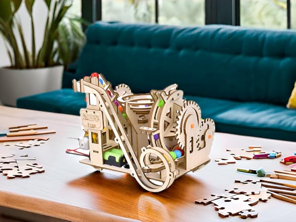 UN3D. おはじきサンダル Amazon | AIJUYE 立体 パズル 木製 3d ウッド 歯車 おもちゃ