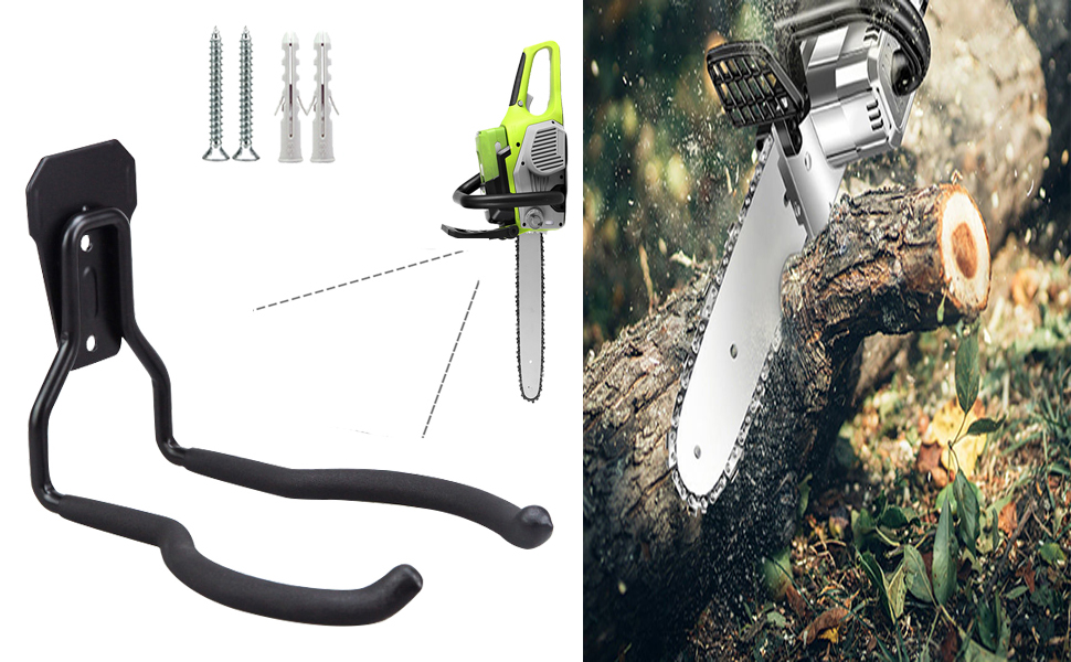 Chainsaw Hanger, Chainsaw Hangers for Garage Wall, Chainsaw