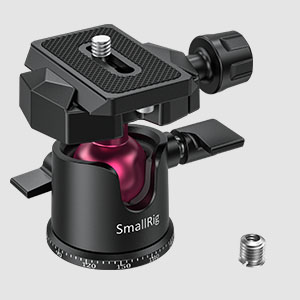 Amazon | SmallRig 自由雲台 360度回転可 アルミ製 アルカスイス