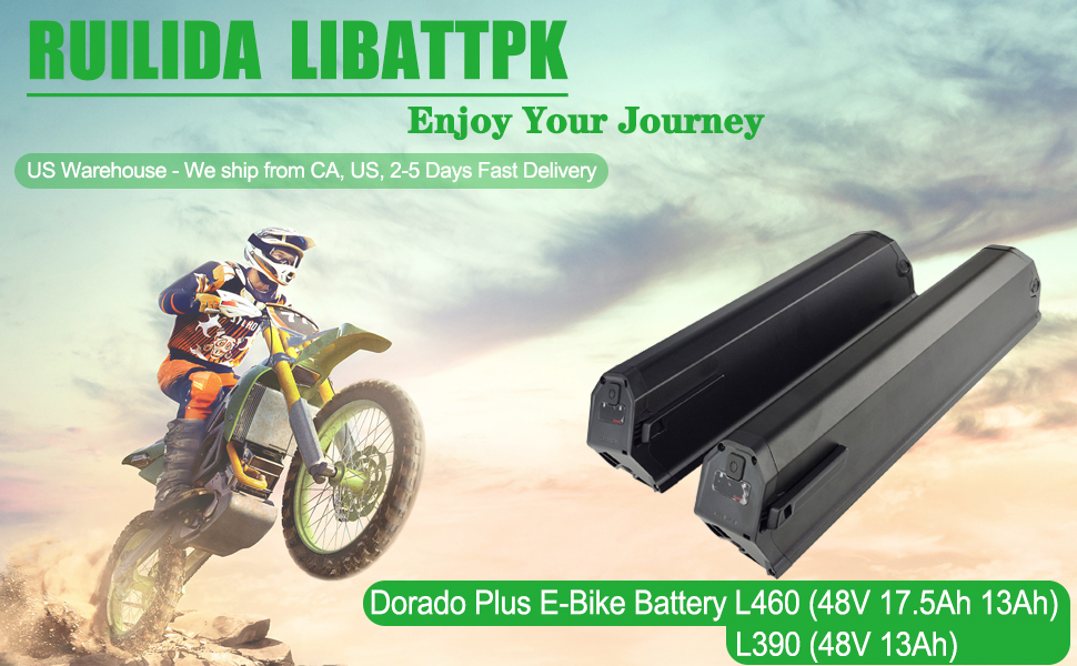 Dorado Plus E-Bike Battery 48V 17.5Ah 13Ah 14Ah