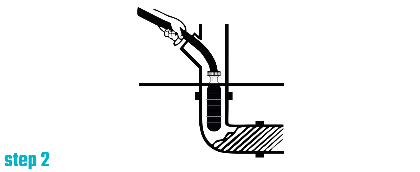 DURATECH Drain Bladder, Medium Drain Cleaning Bladder, Fits 11/2" to 3