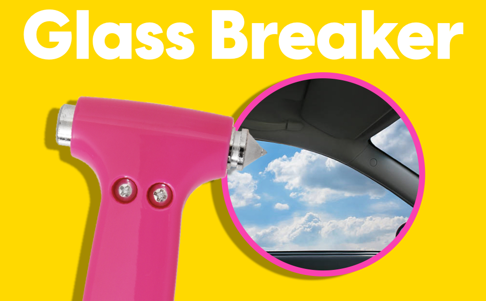 BREAK Auto Car Vehicle Road Glass WINDOWS EASILY WITH JUST ONE TAP