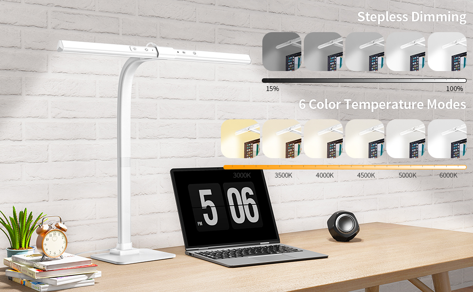 LED Desk Lamp, KableRika Architect Desk Lamps for Home Office, 12W