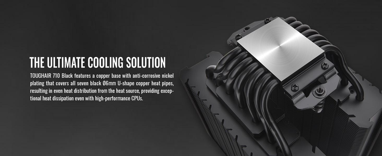TOUGHAIR 710 Black CPU Cooler - The Ultimate Cooling Solution