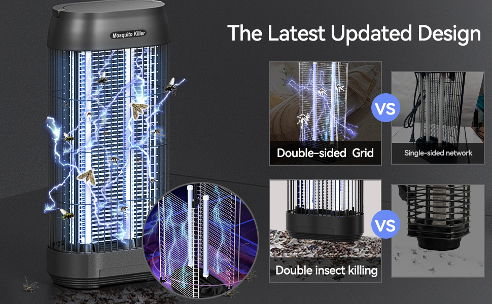 Elektrischer Insektenvernichter Doppelseitiges