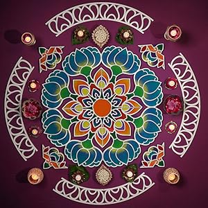 bhavy rangoli design templates for ambience